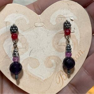 Brighton post drop stud earrings